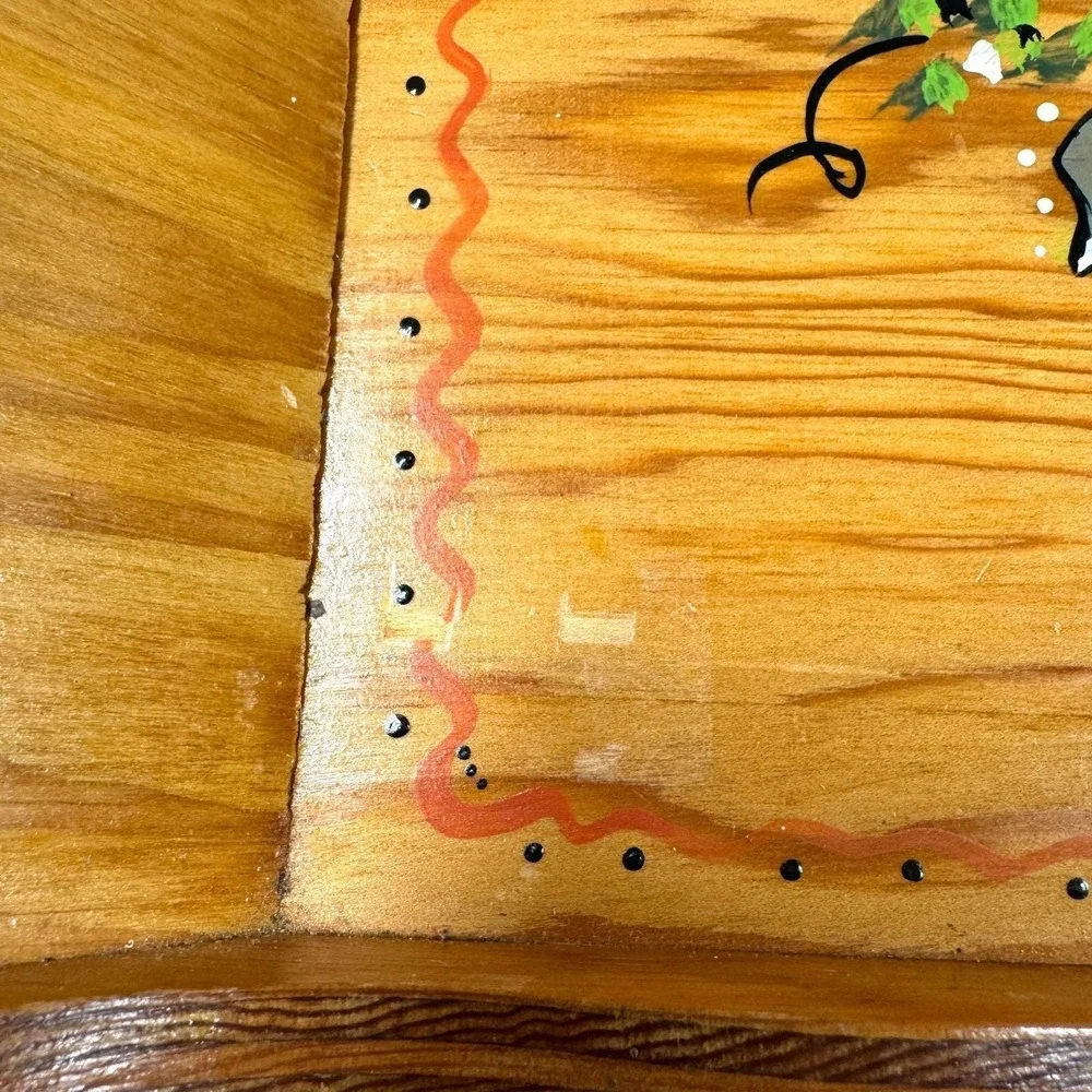 Handmade vintage wood
